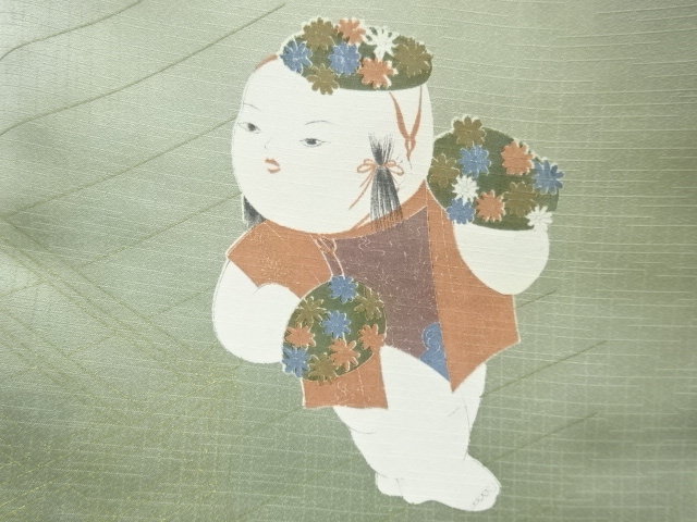 JAPANESE KIMONO / ANTIQUE KIMONO / GOSHO DOLL